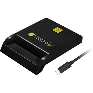 Techly Compact SmartCard eID Kaartlezer - USB-C