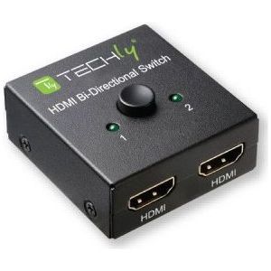 TECHly - Video/Audio-Schalter - 2 Anschlüsse