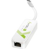 Techly - IADAP USB31-ETGIGA3 - Netwerkkaart - Wit - USB Type-C - 5000 Mbit/s
