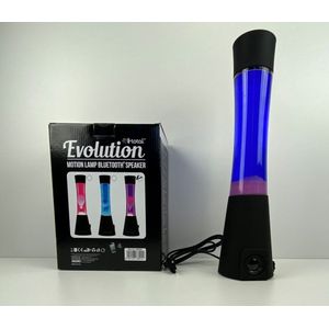 i-Total - Lavalamp met Blue Tooth speaker - kleur blauw paars
