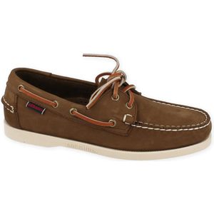 Sebago, Handgestikte Nubuck Mocassin Bruin, Heren, Maat:39 EU