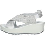 IGI&CO - 7665766IG - Sandalen - Dierlijke Druk - Zilver - Leer