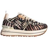 Liu Jo - High Sole Sneakers - Beige - Multicolor - Leer