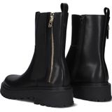 Liu Jo - Rumi 28 - Schoenen - Zwart - Enkellaarzen - Gouden Ritsdetail