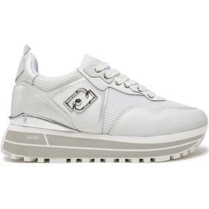 Liu Jo - Dames Sneakers - Wit - Leer met Metallic Details