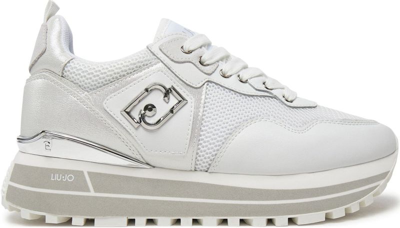Liu Jo - Dames Sneakers - Wit - Leer met Metallic Details