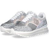 Liu·jo Maxi Wonder Sneakers - Glitter - Platformzool - Metallic LJ Logo