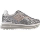 Liu·jo Maxi Wonder Sneakers - Glitter - Platformzool - Metallic LJ Logo