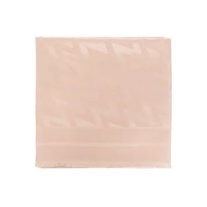 Lanvin Sjaal met logo , Pink , Dames , Maat: ONE Size