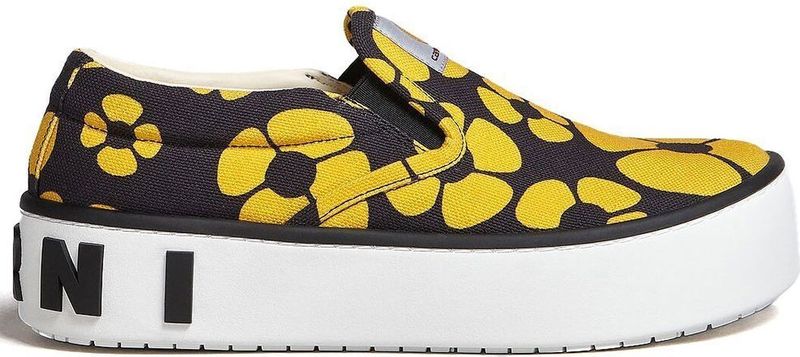 Marni - Snzw 013503 P4927_Zo 266 - Slip On Sneakers - Veelkleurig - Katoen