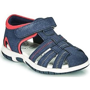 Chicco, Fausto Sandaal Met Gesloten Neus, Verstelbare sandalen Kinderen en tieners, Blauw/rood, 25