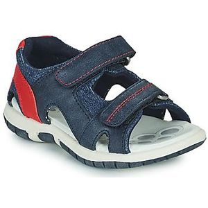 Chicco, Sandaal Florian, Verstelbare sandalen met dubbele klittenbandsluiting Kinderen en tieners, Blauw/rood, 25