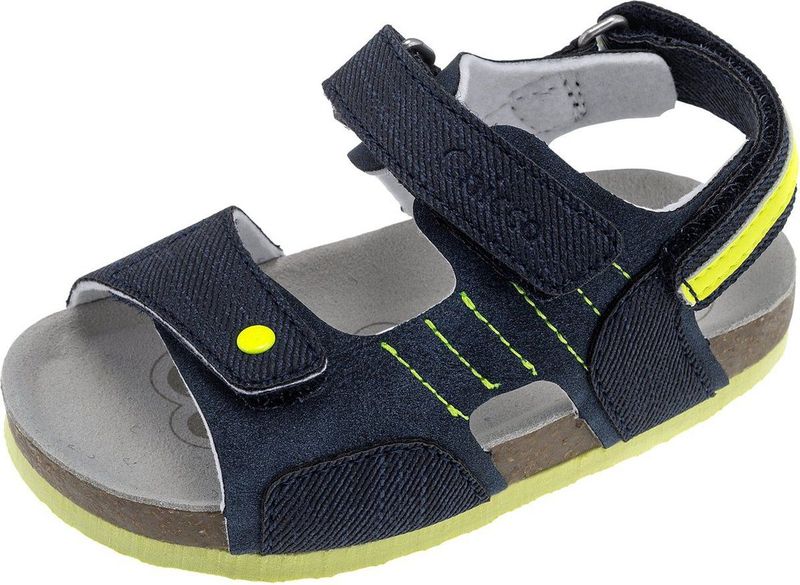 Chicco, Frax Sandaal, Verstelbare sandalen met dubbele klittenbandsluiting Kinderen en tieners, Blauw, 20