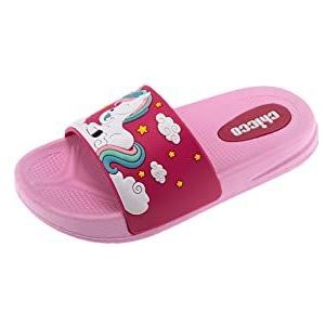 Chicco, Slipper Voor Zee En Zwembad, Uniseks - Kinderen En Tieners, Fuxia, 26 EU, Design in Italië