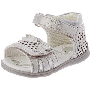 Chicco Ghila-sandalen voor meisjes, zilver, 20 EU, Zilver.