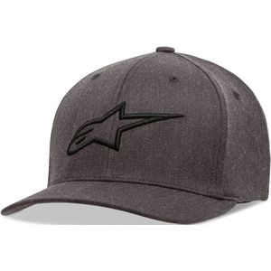 Alpinestars Corp Shift 2 Flexfit Baseballpet, uniseks, voor heren en dames, sportpet rondom gesloten, Dk Heather Grey / Black, M