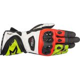 Alpinestars Supertech, Handschoenen, zwart/neon geel/rood, XL