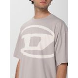 Diesel - T-Boxt-Bleach - T-shirt - Grijs - Heren - Katoen