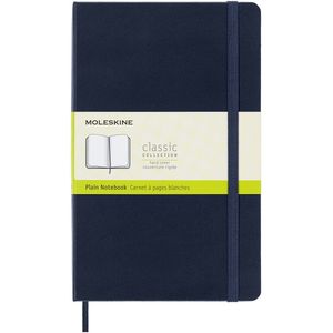 Moleskine Classic Notitieboek - Large - Hardcover - Blanco - Saffier Blauw