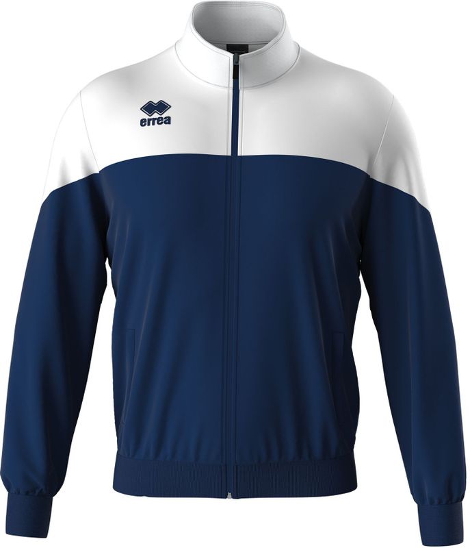 Errea - Buddy - Trainingsjas - Zwart - Polyester - Tweekleurig Patchwork