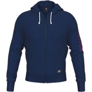 Errea - Essential - Sweatshirt met Capuchon en Rits - Blauw - FW22/23