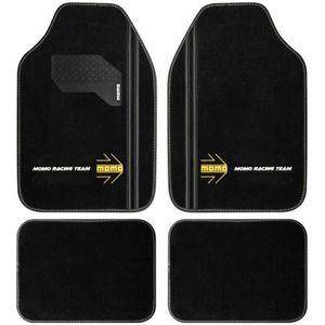 Auto vloermat MOMO MomlCM4A8BK Wit/Zwart Universeel