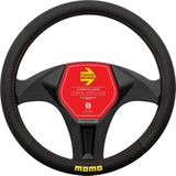 Momo - MOMLSWC0EASBR - Stuurhoes - Zwart-Rood - Polyurethaan