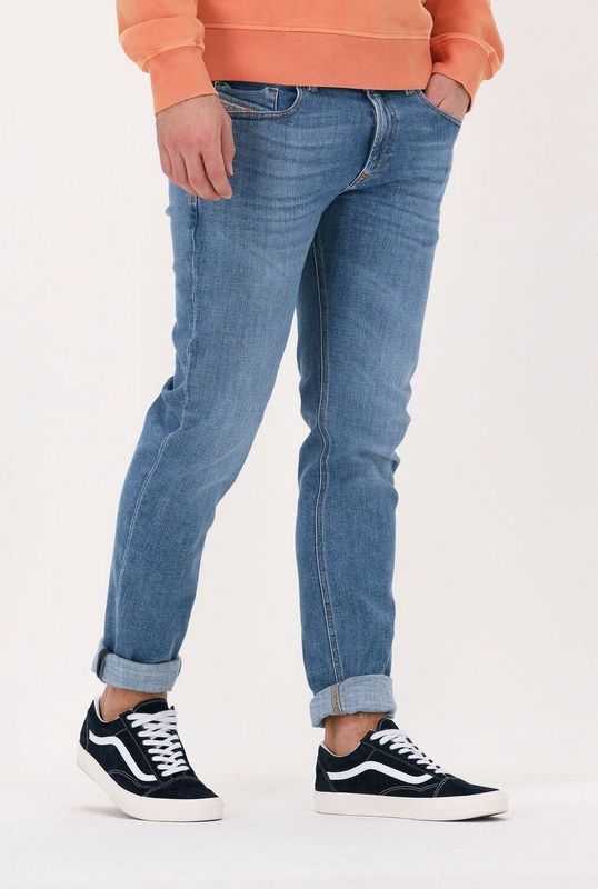 Diesel - Sleenker - Denimjeans - Dieselblauw - Katoenmix