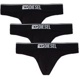Diesel - Herenstrings - Zwart - 3-pack