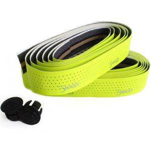DEDA stuurtape geperforeerd neon geel