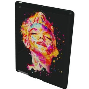 TWENTYFIVESEVEN Slim Hard Case Marylin Black en Smart Cover voor iPad 2, New iPad, iPad 4, Marylin, Black