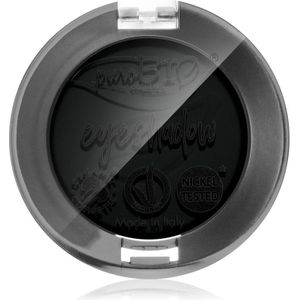 puroBIO cosmetics Compact Eye Shadow - 04 Zwart (mat) NIEUW