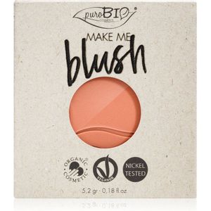 puroBIO cosmetics Compact Blush REFILL - 02 Coral pink (matte)