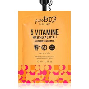 puroBIO cosmetics FOR HAIR 5 Vitamins Mask - 40 ml
