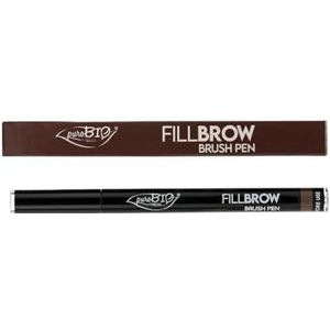 puroBIO Cosmetics - Fillbrow - Wenkbrauw Pen - Tint 03 Dark Brown - 0.7 ml