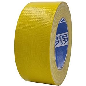 ACIT Super 50 mm x 25 m, versterkt weefseltape, duct tape, Amerikaans weefseltape: reparatie, bevestiging en verpakking met hoge dichtheid (Geel)