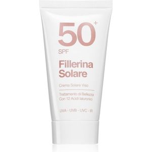 Fillerina - Sun Beauty Crema Solare Viso - Zonnebrandcrème voor Gezicht - SPF 50 - 50 ml