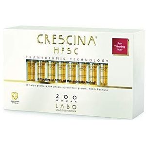 Crescina HFSC Transdermische Technologie Fysiologische Haargroei 200 Vrouwen 20 Flesjes