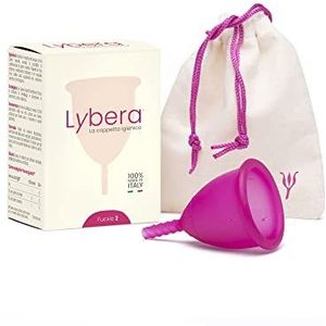 Lybera Menstruatiecup fuchsiarood (maat 2)