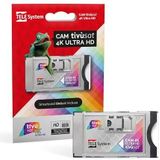 Tele System - CAM Certified tivùsat - 4K Ultra HD - CAM-sleuf voor TV en Decoder - Smartcard Inbegrepen