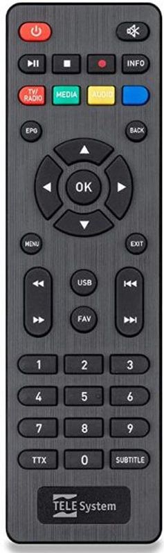 TELE System - Afstandsbediening - Voor MINION en TS6815 T2HEVC