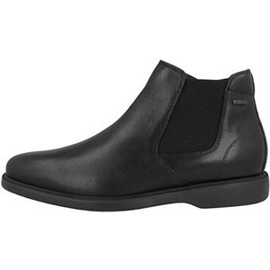Geox - Amphibiox - Bottines - Zwart - Leer - Rits