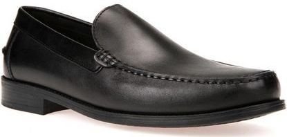 Geox - New Damon - Loafers - Zwart - Leer