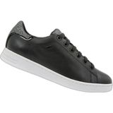 Geox - Jaysen - Sneakers - Zwart - Nappa en Geperforeerd Suède