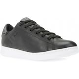 Geox - Jaysen - Sneakers - Zwart - Nappa en Geperforeerd Suède