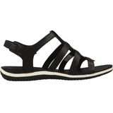 Geox D Vega A Slingback-sandalen voor dames, zwart.