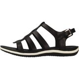 Geox - D Sandal Vega - Sandalen - Zwart - Leer