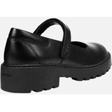 Geox - J Casey Girl P Ballerina - Roze - Leer - Riptape Sluiting