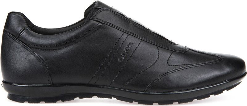 Geox - U Symbol - Sneakers - Zwart - Leer