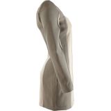 Patrizia Pepe - Jurk - Beige - Korte Lengte - Viscose